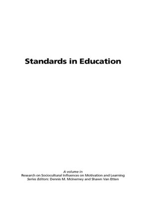 cover image of Standards in Education